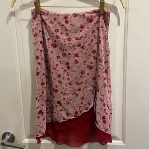 Vintage Alannah Hill skirt floral pink US size 8 boho